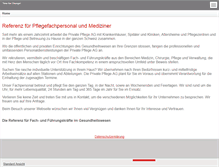 Tablet Screenshot of privatepflege.com